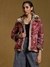 Pink Babushka Velvet Structured Jacket
