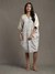White Whimsical Heritage Cotton Kaftan Dress