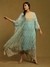 Aqua Mogra Butti Kaftan Dress