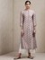 Grey Classic Chanderi Kurta