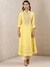 Yellow Paan Cotton Kurta