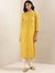 Yellow Quint Cotton Kurta