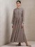 Grey Ersheen Allover Kurta