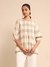 Beige Urban Elysian Yarn-Dyed  Kurti