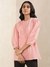 Pink Quint Yarn-Dyed Cotton Top