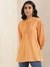 Yellow Quint Yarn-Dyed Cotton Kurti