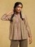 Olive Bulbul Chanderi Kurti