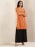 Orange Firdous Kurti