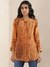 Rust Maharaja Crepe Kurti