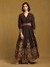 Black Gopuram Maxi Dress