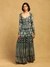 Blue Meraki Border Maxi Dress