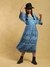 Blue Oriental Kaftan Dress