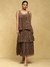 Brown Avanti Long Dress
