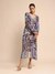 Blue Zelig Crepe Dress