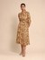 Rust Rubix Midi Dress