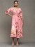 Rose Pink Pernia Wrap Dress