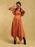 Rust Topi Kapi Kaftan Dress