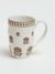 Beige Kashmiri Booti Mug (Set Of 2)