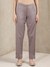 Grey Classic Cotton Tapered Pants