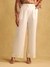 Beige Pantalon Straight-Leg Pants