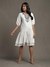 White Whimsical Heritage Cotton Dress