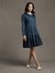 Blue Whimsical Heritage Cotton Dress