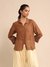 Brown Urban Elysian Chanderi Shirt