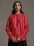 Red Tanchoi Kurti