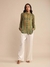 Green Meenakari Shirt