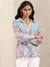 Blue Aamira Crepe Shirt