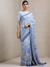 Blue Azmi Saree