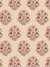 Red & Beige Villa Micro Velvet Fabric
