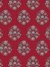 Red & Blue Villa Micro Velvet Fabric