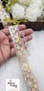 Yellow Flowers Sequined Petal Cutwork Laces