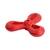 Ezra Play Triangle Dart - Red Rubber Toy