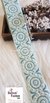 Creative Thread Works  Black Sky Blue Embroidered Trim