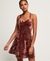 TAYLA VELVET SKATER DRESS