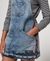 DENIM DUNGAREE DRESS