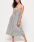 JAYDE TIE FRONT MIDI DRESS