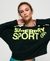 ACTIVE BATWING CROP SWEATSHIRT