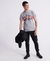 VINTAGE LOGO CROSS HATCH T-SHIRT