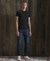 ORGANIC COTTON VINTAGE EMBROIDERED T-SHIRT