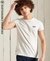 ORGANIC COTTON VINTAGE EMBROIDERY T-SHIRT