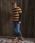 ORGANIC COTTON R&P BOX FIT STRIPE T-SHIRT