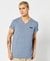 ORGANIC COTTON ESSENTIAL LOGO V NECK T-SHIRT