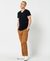 ORGANIC COTTON ESSENTIAL LOGO V NECK T-SHIRT