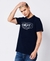 VINTAGE SCRIPT STYLE INDIGO T-SHIRT