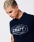 VINTAGE SCRIPT STYLE INDIGO T-SHIRT