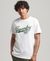 VINTAGE SCRIPTED COLLEGE T-SHIRT