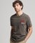 VINTAGE SCRIPTED COLLEGE T-SHIRT